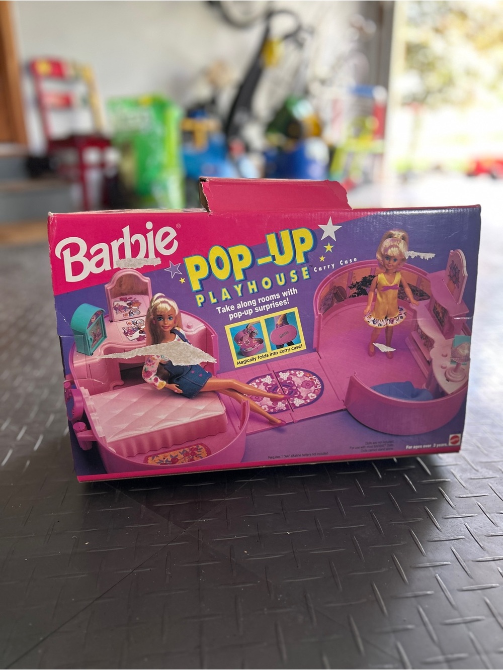 Vintage Barbie Pop-Up Playhouse